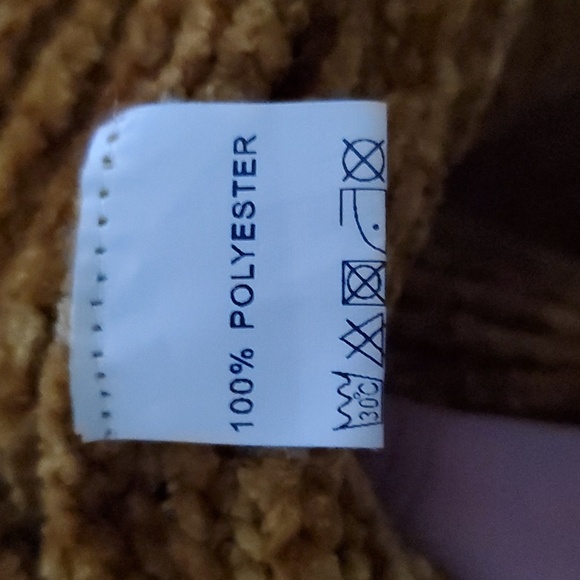 Chenille Yellow Cardigan - Picture 6 of 8